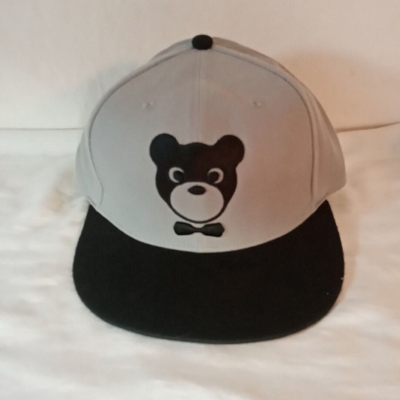 Profound Aesthetic Panda Hat Cap Strap Back Black Gray - Picture 1 of 8